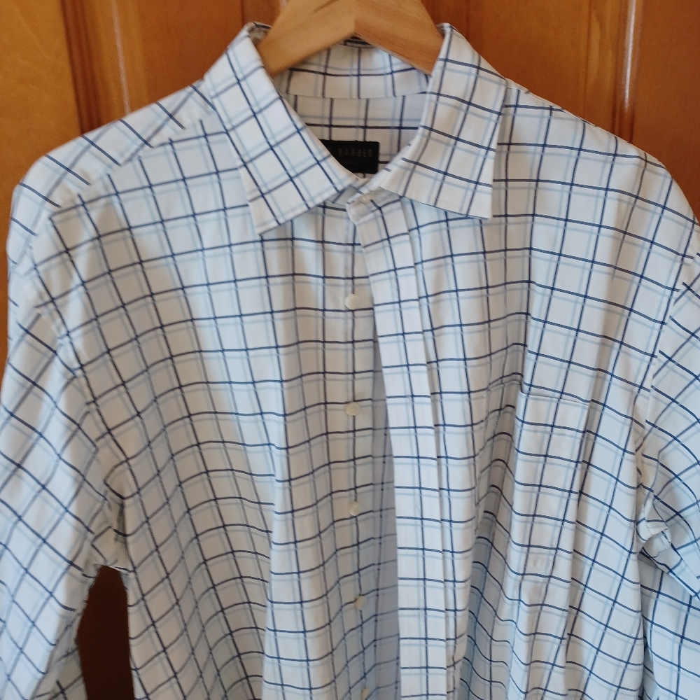 SCOTT BARBER Men's Button Down XL